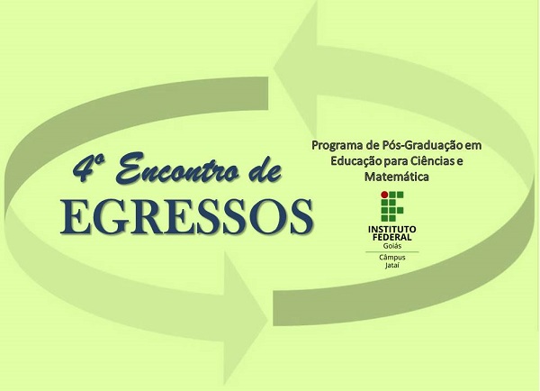 logomarca do evento - duas setas em círculo, gerando uma ideia cíclica, pois uma seta continua a outra, ideia de vai e volta